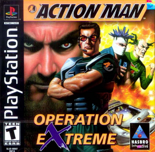 Action Man Operation EXtreme box art for Playstation